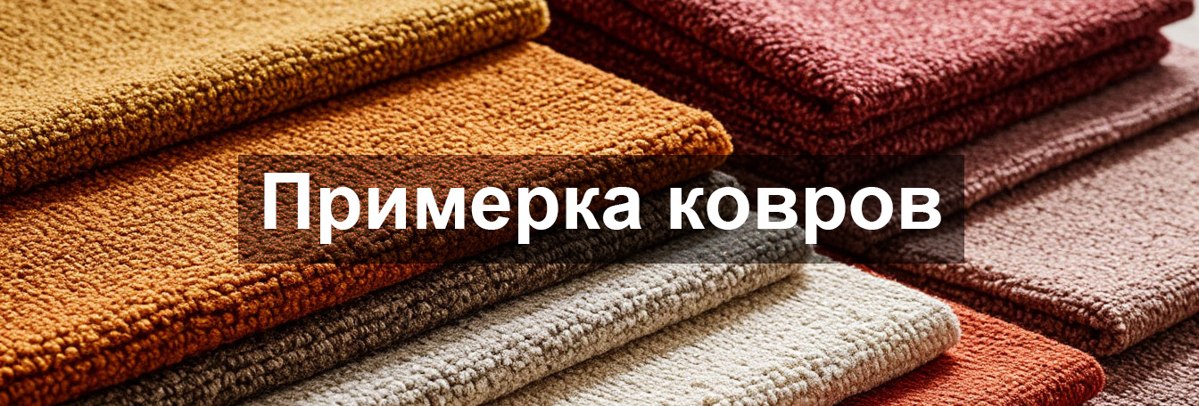Примерка ковров для жителей Москвы