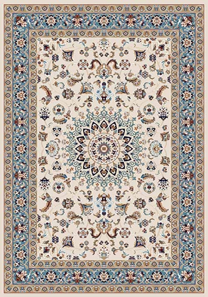 Ковер D210 CREAM-BLUE