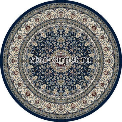 Круглый ковер Da Vinci 57119 3434 цвет синий 