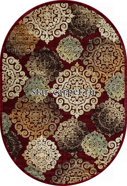 Ковер 938001 - 121210 - Овал - коллекция GENOVA