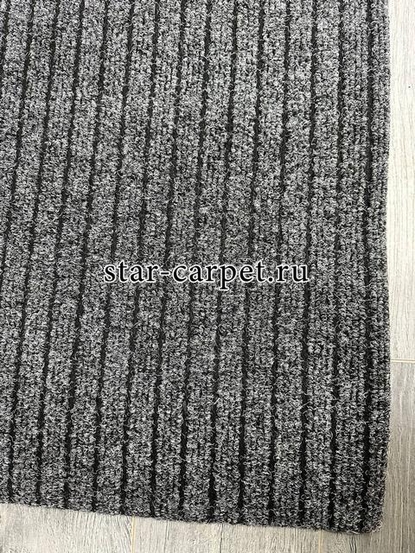 Ковролин Atlas для офиса и дома, противоскользящий, цвет антрацит