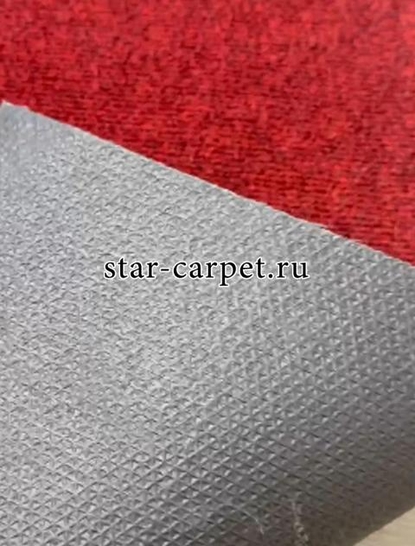 Ковролин для офиса и дома, противоскользящий, красный