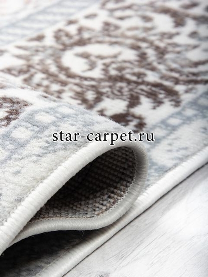 Ковер 26491A - BEJ / TOZ GRI - Прямоугольник - коллекция NESTA