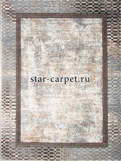 Ковер 26910A - BEJ / TOZ GRI - Прямоугольник - коллекция NESTA