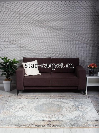 Ковер 26917A - BEJ / TOZ GRI - Прямоугольник - коллекция NESTA