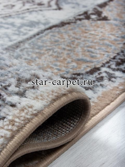 Ковер 26917A - BEJ / TOZ GRI - Прямоугольник - коллекция NESTA