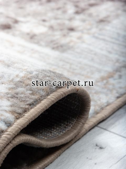 Ковер 26930A - BEJ / TOZ GRI - Прямоугольник - коллекция NESTA