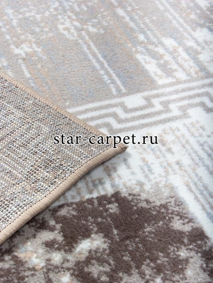 Ковер 26930A - BEJ / TOZ GRI - Прямоугольник - коллекция NESTA