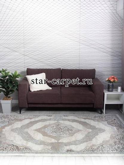 Ковер 26931A - BEJ / TOZ GRI - Прямоугольник - коллекция NESTA