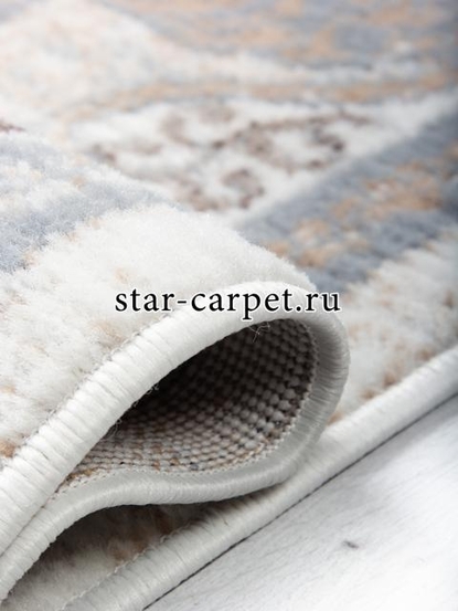 Ковер 26931A - BEJ / TOZ GRI - Прямоугольник - коллекция NESTA