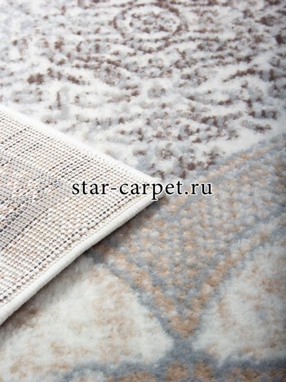 Ковер 26931A - BEJ / TOZ GRI - Прямоугольник - коллекция NESTA