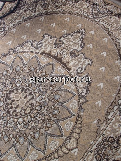 Ковер 06021A - BEIGE / BEIGE - Прямоугольник - коллекция PRAGA