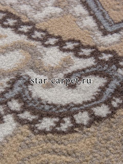 Ковер 06021A - BEIGE / BEIGE - Прямоугольник - коллекция PRAGA