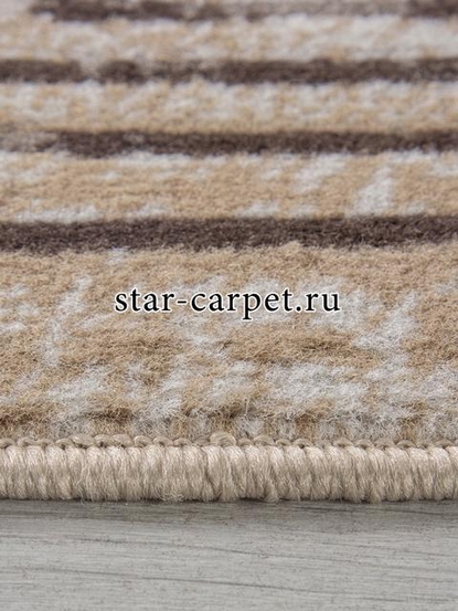 Ковер 06022A - TOZ GRI / BROWN - Прямоугольник - коллекция PRAGA