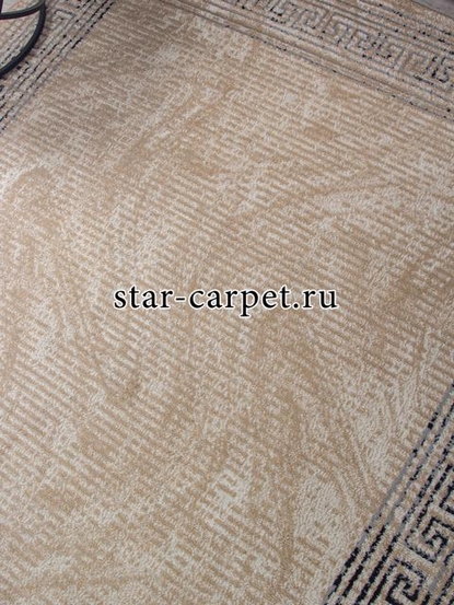 Ковер 06022A - TOZ GRI / NAVY - Прямоугольник - коллекция PRAGA