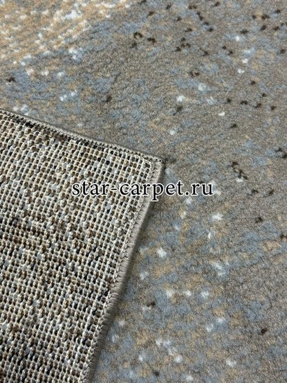 Ковер 06052A - BROWN / TOZ GRI - Прямоугольник - коллекция PRAGA