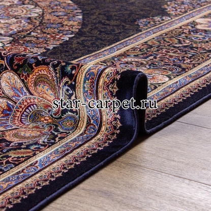 Ковер Qum Iran G243 DARK BIUE