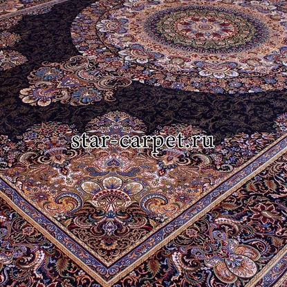 Ковер Qum Iran G243 DARK BIUE