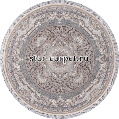 Круглый ковер  FARSI 1500 144 - LIGHT GRAY 