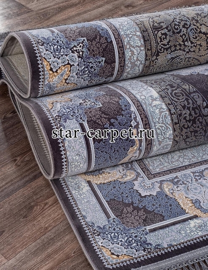 Ковер 266 - DARK GRAY - Прямоугольник - коллекция FARSI 1200