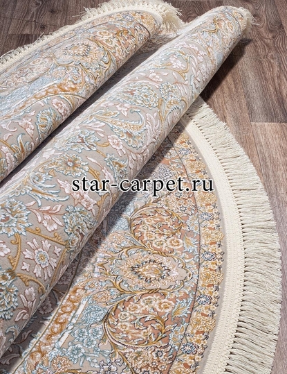 Ковер G205 - LIGHT CREAM - Круг - коллекция FARSI 1200