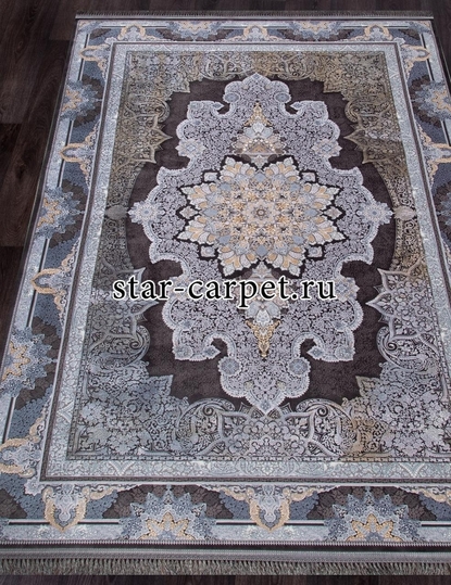 Ковер 266 - DARK GRAY - Прямоугольник - коллекция FARSI 1200