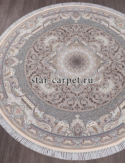 Круглый ковер  FARSI 1500 144 - LIGHT GRAY 