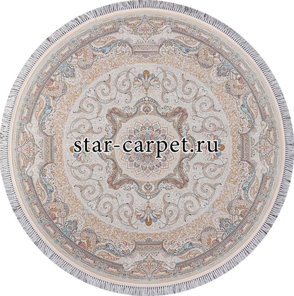 Круглый ковер IRAN FARSI 1500  144 - CREAM 