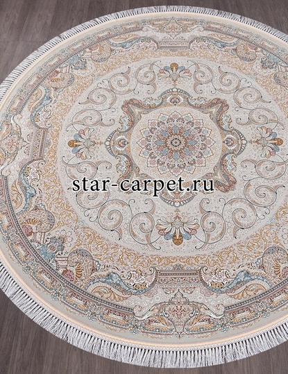 Круглый ковер IRAN FARSI 1500  144 - CREAM 