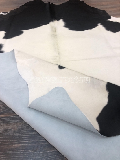 Коровья шкура XXL белый с чёрным 5306 (Италия)