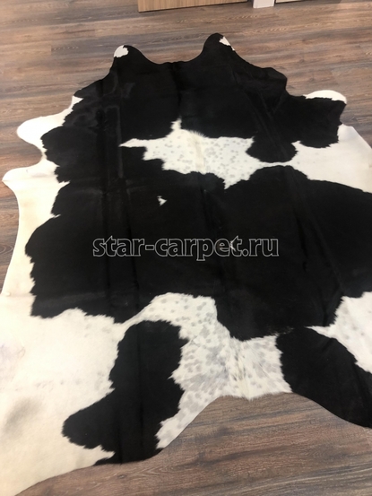 Коровья шкура XXL цвет белый с чёрным 5313 (Италия)