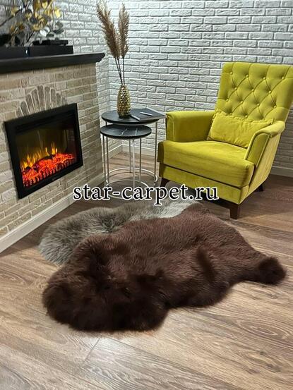  Овчина натуральная Star Furs, коричневая