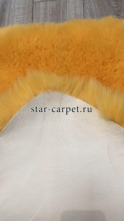 Овчина натуральная Star Furs, желтый 