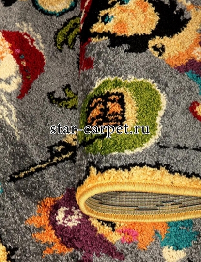 Ковер детский Пираты FUNKY PIR grey