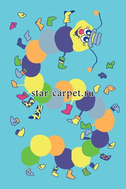 Ковер Iwo azure