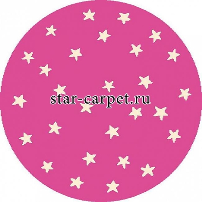 Круглый ковер Starf pink Funky Top Round