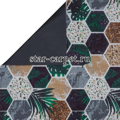 Коврик придверный Lapsha 1green