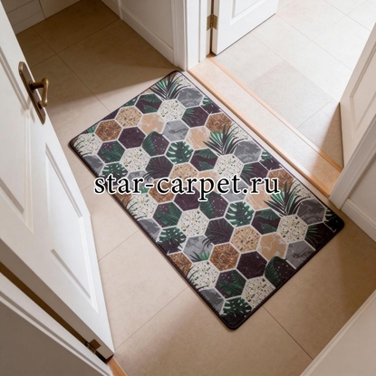Коврик придверный Lapsha 1green