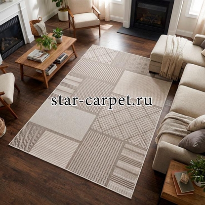 Ковер циновка 54107 цвет 50511 безворсовый