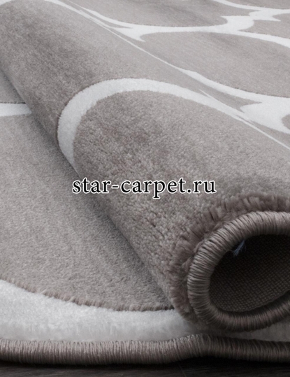 Овальный ковер d422 - GRAY-NATURAL MEGA CARVING WK