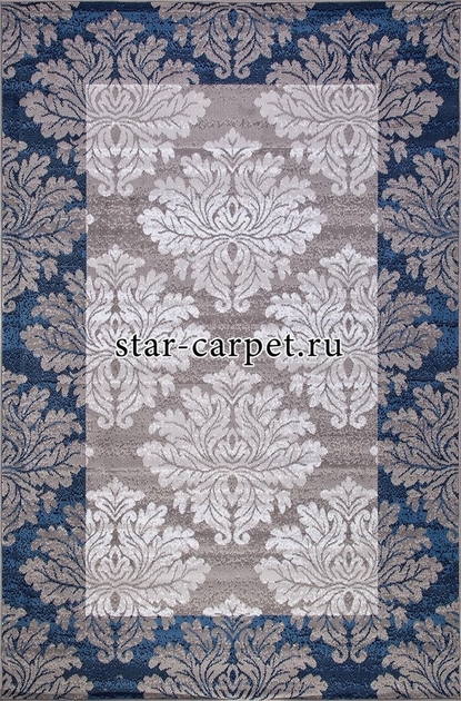 Ковер MERINOS SILVER D213 цвет серый / голубой 