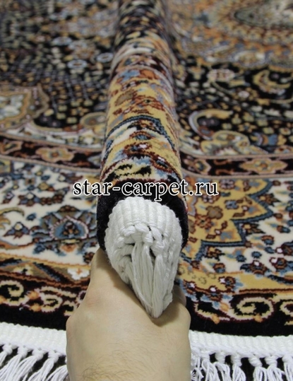 d414 - CREAM-NAVY - Овал - коллекция SHAHREZA