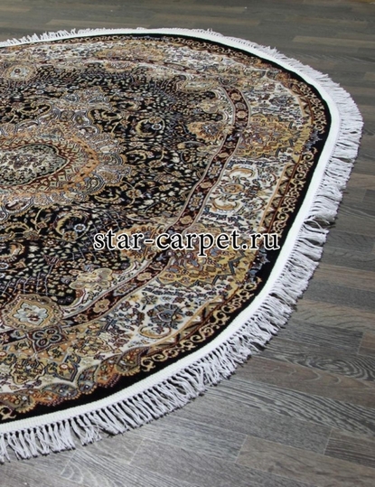 d414 - CREAM-NAVY - Овал - коллекция SHAHREZA