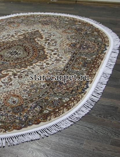 Овальный ковер SHAHREZA d414 - CREAM-BROWN 