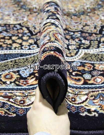 Ковер d415 - NAVY - Прямоугольник - коллекция SHAHREZA