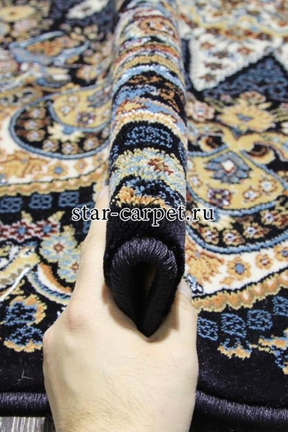 Ковер d417 - NAVY - Прямоугольник - коллекция SHAHREZA