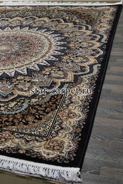 Ковер d417 - NAVY - Прямоугольник - коллекция SHAHREZA
