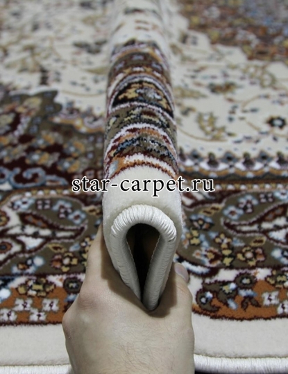 Ковер d205 - CREAM-BROWN - Прямоугольник - коллекция SHAHREZA
