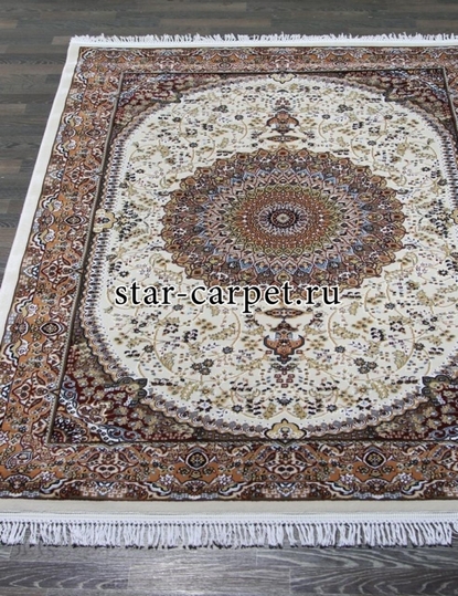 Ковер d205 - CREAM-TERRA - Прямоугольник - коллекция SHAHREZA