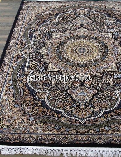 Ковер d415 - NAVY - Прямоугольник - коллекция SHAHREZA
